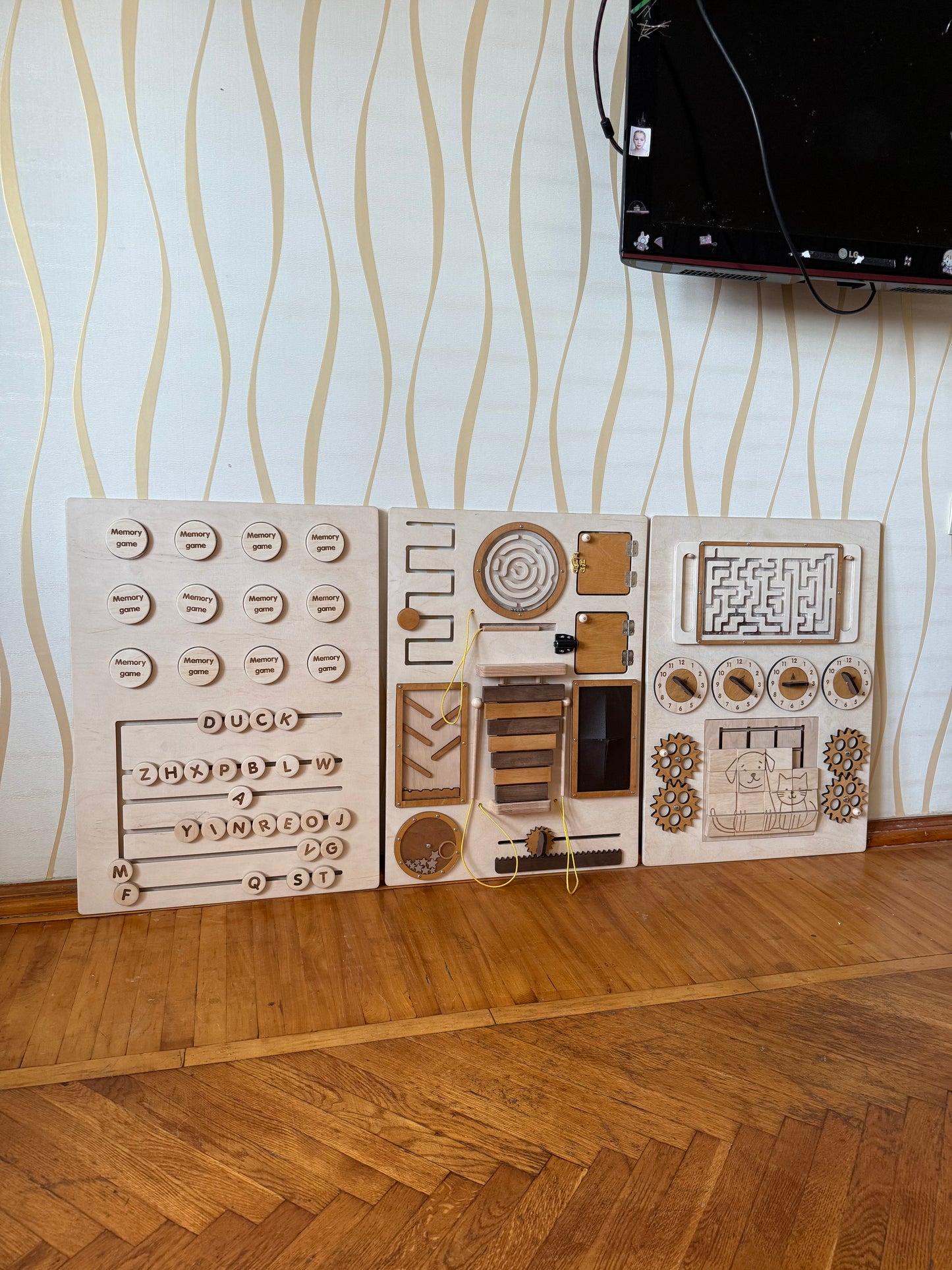 Tactile wall panels for memory care spaces | Alzheimer’s and Dementia Therapy Activity Board
