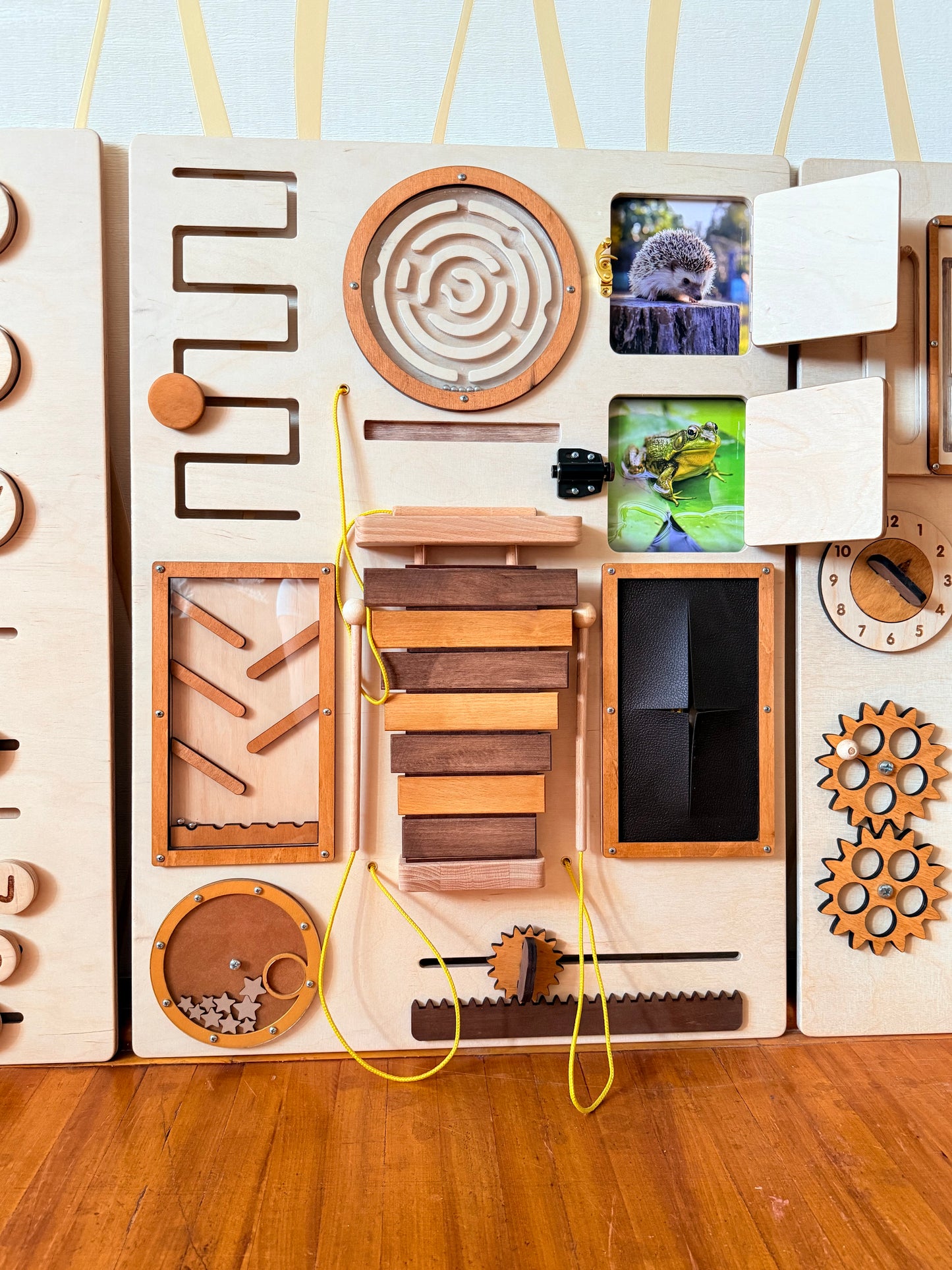Tactile wall panels for memory care spaces | Alzheimer’s and Dementia Therapy Activity Board