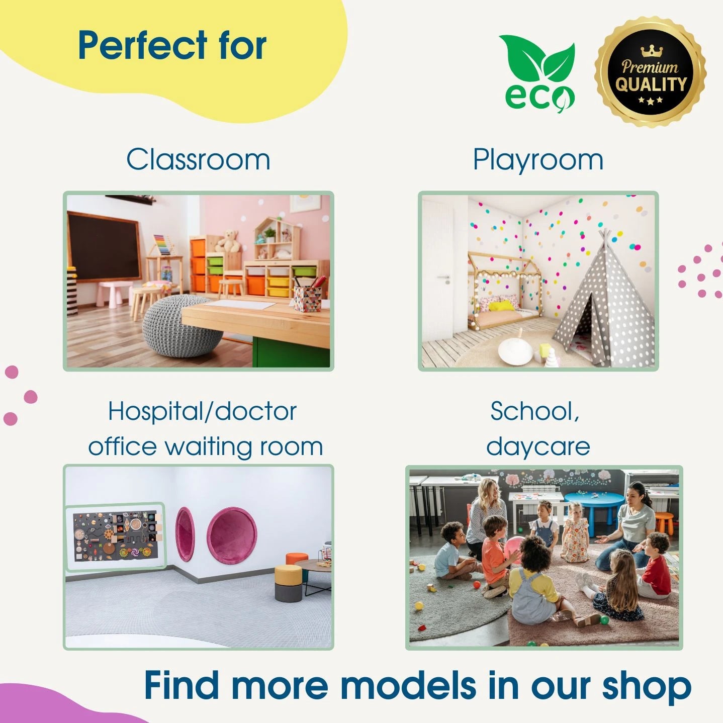 Sensory Wall Panel for Special Needs | Colorful Natural Style