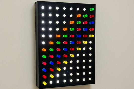 Large LED Peg Wall – Interactive Sensory Light Board for Sensory Rooms, Schools and Waiting Areas