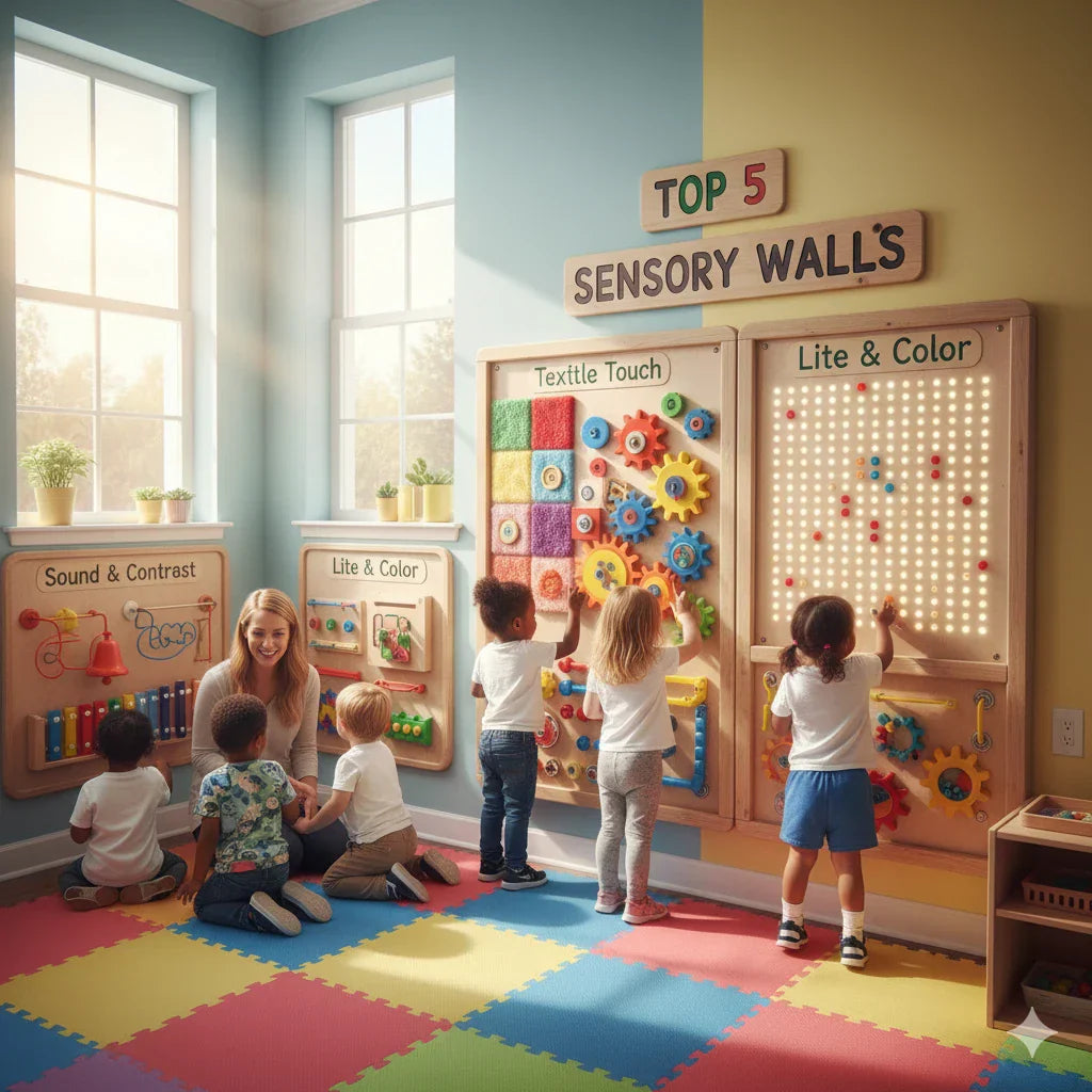 Top 5 Sensory Wall Ideas for Preschools and Kindergartens