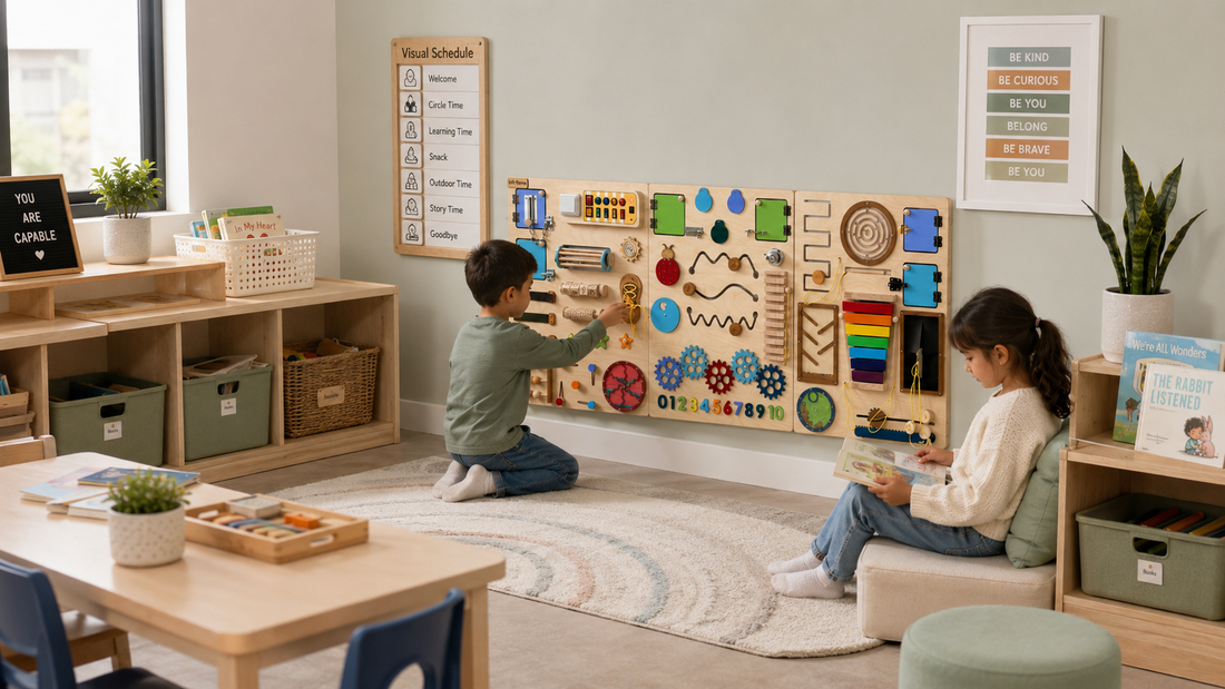 How Sensory Wall Panels Support Focus in the Classroom