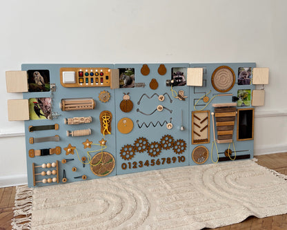 Sensory Wall Panels For Kids & Adults| Large busy board for wall 150x70cm