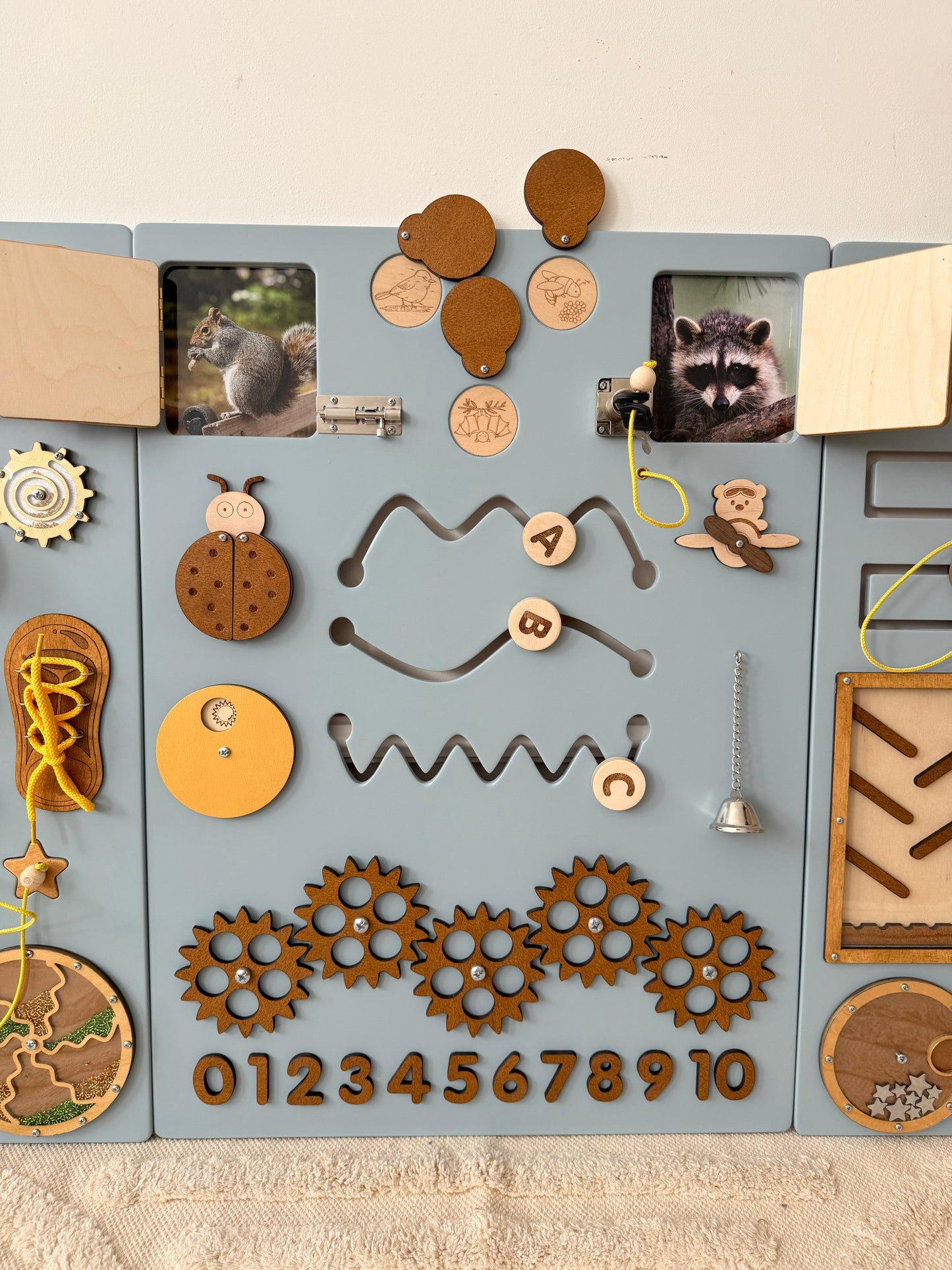 Sensory Wall Panels For Kids & Adults| Large busy board for wall 150x70cm