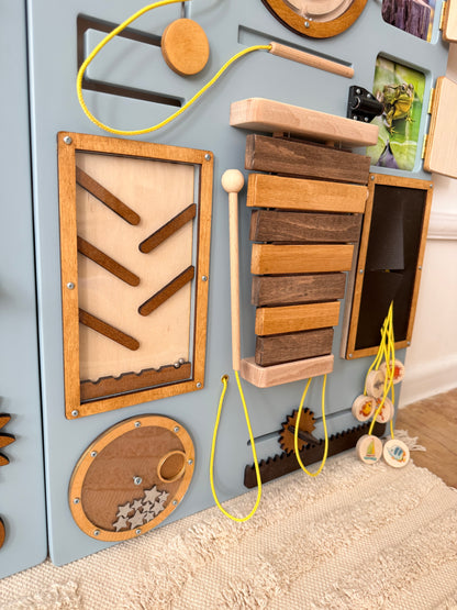 Sensory Wall Panels For Kids & Adults| Large busy board for wall 150x70cm