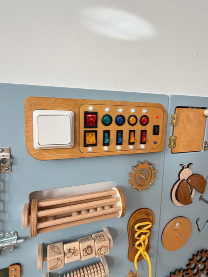 Sensory Wall Panels For Kids & Adults| Large busy board for wall 150x70cm