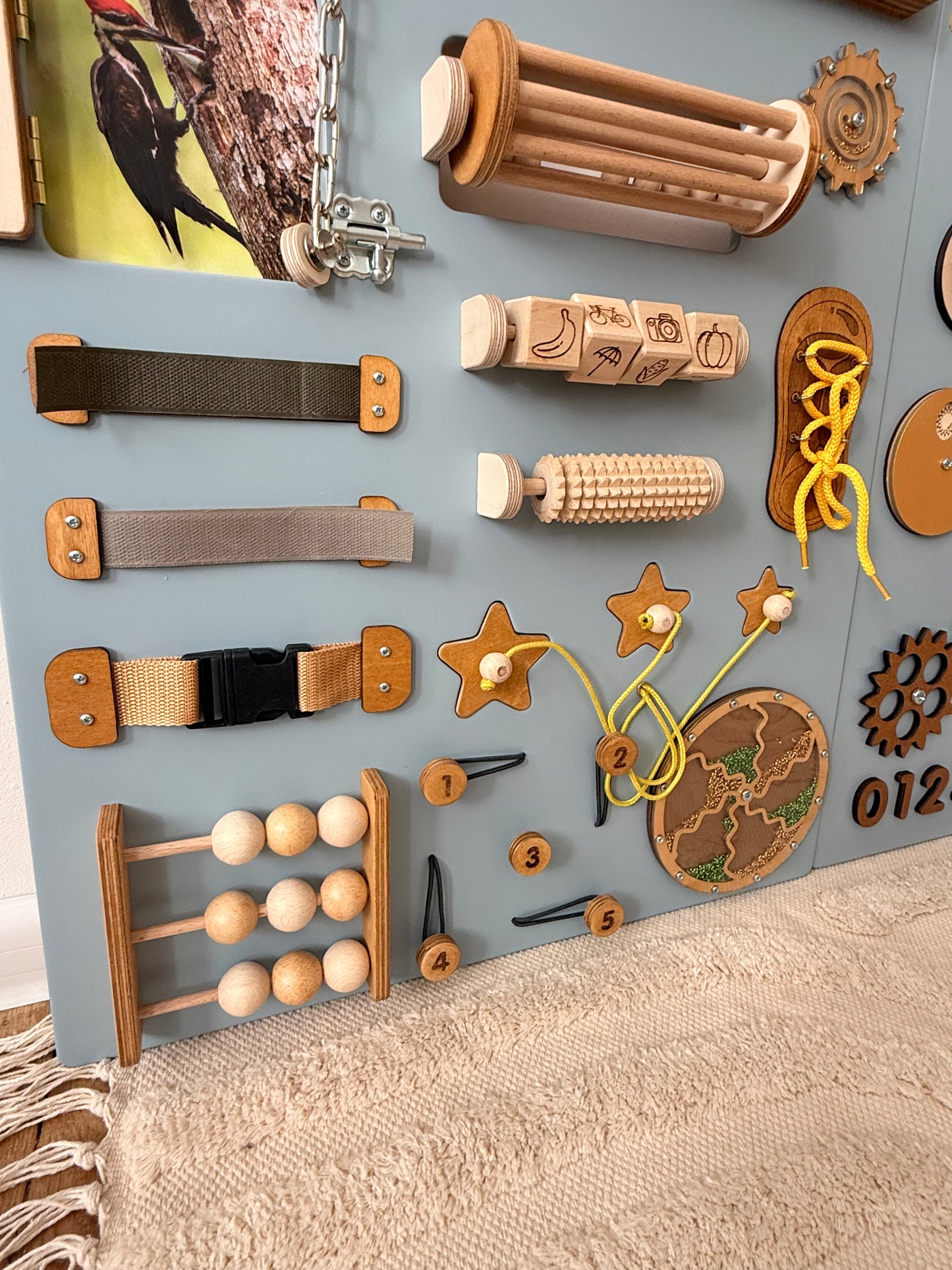 Sensory Wall Panels For Kids & Adults| Large busy board for wall 150x70cm