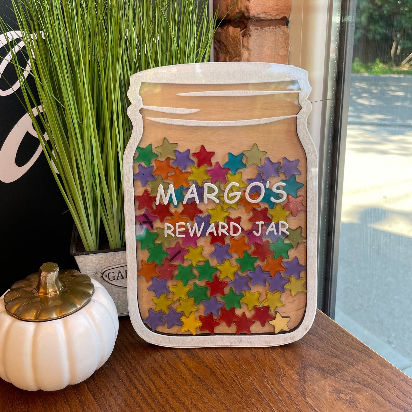 Reward jar magnetic for classroom