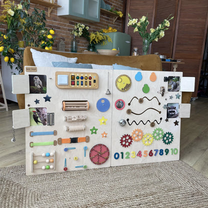 Sensory Wall Panel for Special Needs | Colorful Natural Style