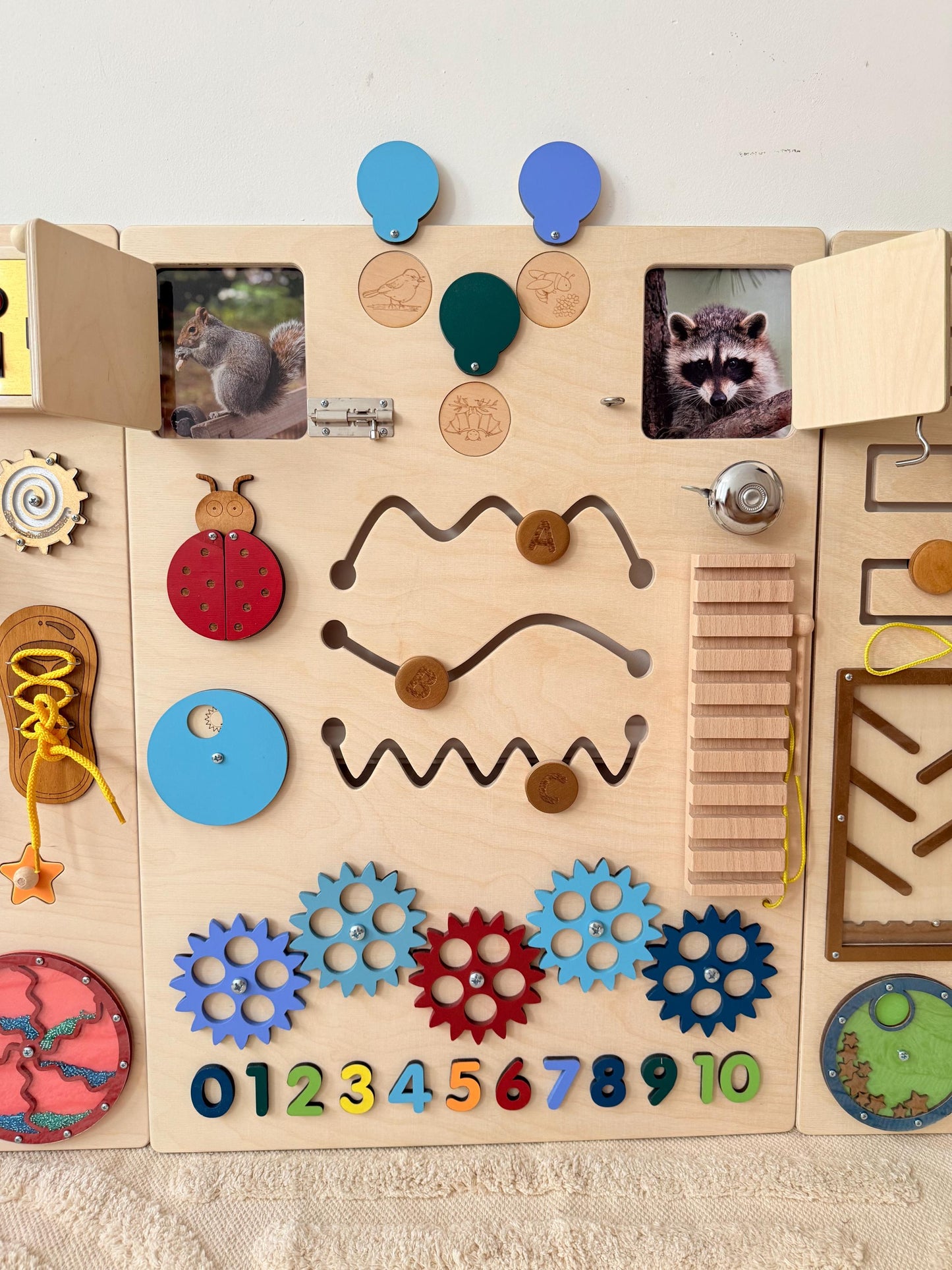 Sensory Wall Panels For Kids & Adults| Large busy board for wall 150x70cm|Colorful