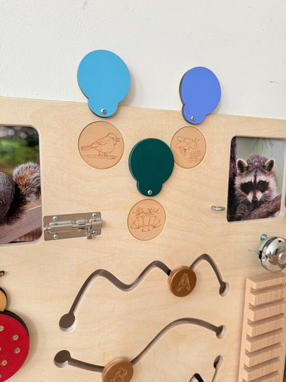 Sensory Wall Panels For Kids & Adults| Large busy board for wall 150x70cm|Colorful