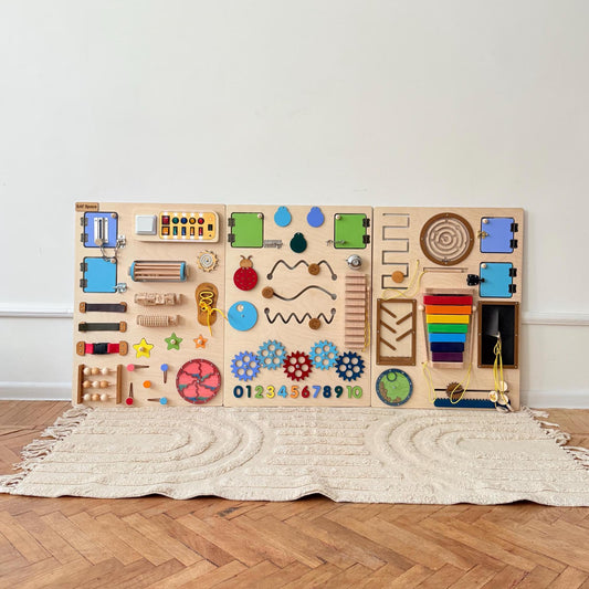 Sensory Wall Panels For Kids & Adults| Large busy board for wall 150x70cm|Colorful