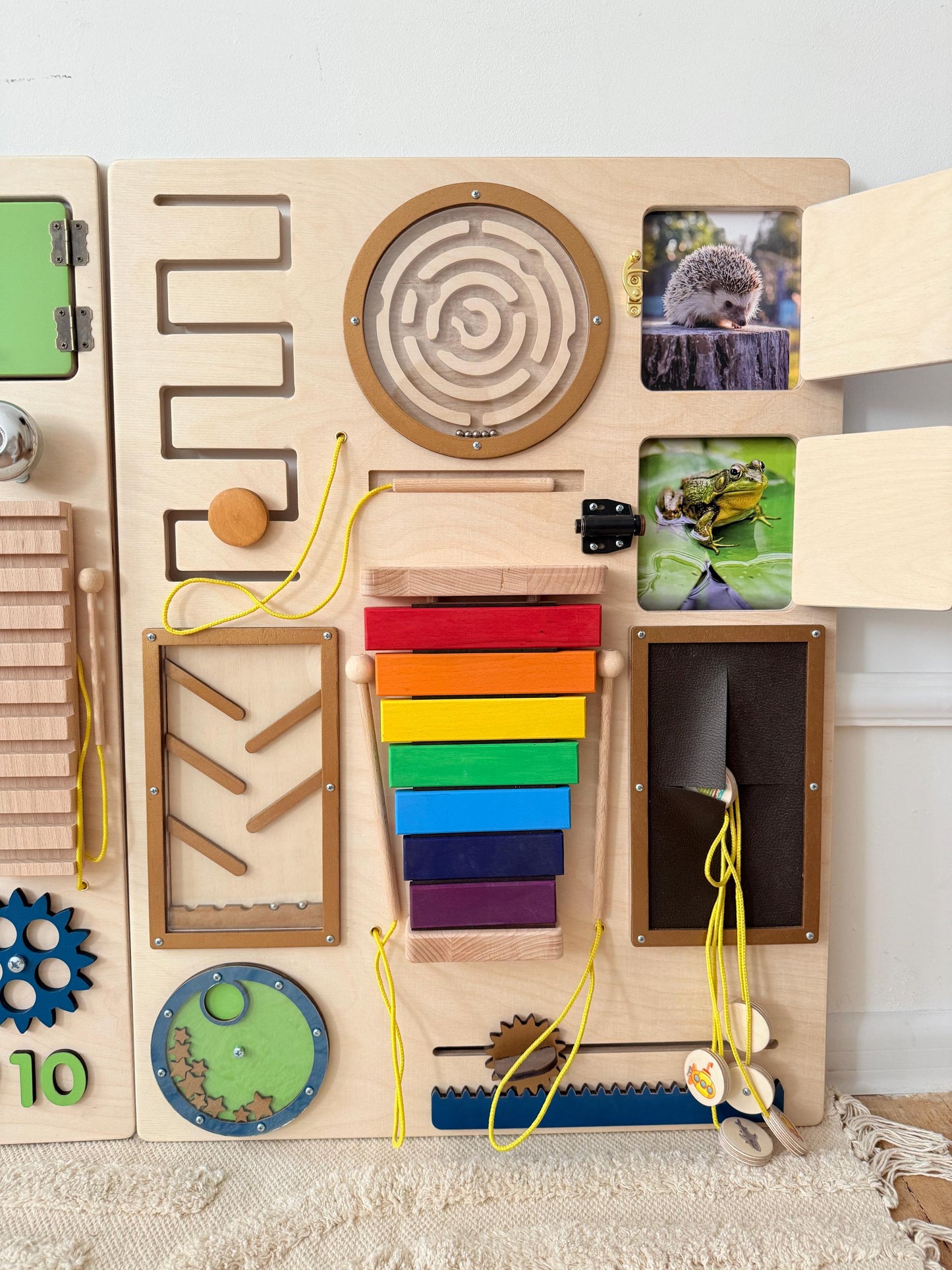 Sensory Wall Panels For Kids & Adults| Large busy board for wall 150x70cm|Colorful